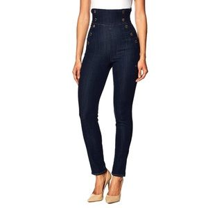 GUESS high waisted corset jeans